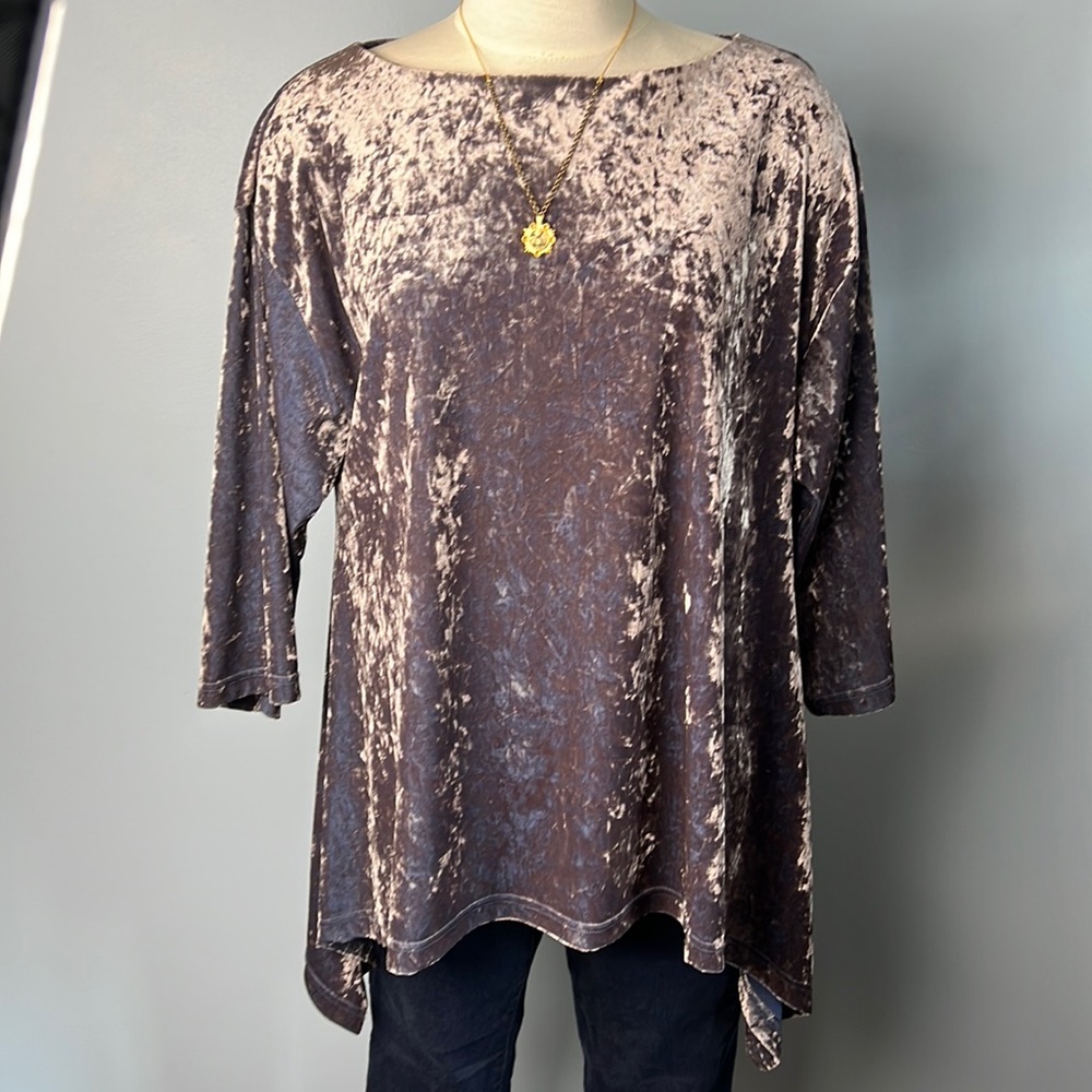 Crushed Velvet Top size Medium